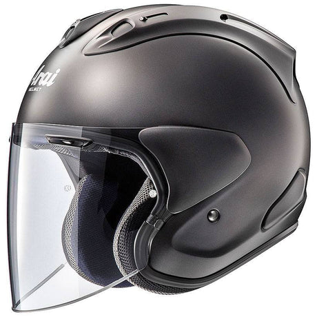 Sz-r Vas Frost Black Casco Jet In Fibra Arai - 1