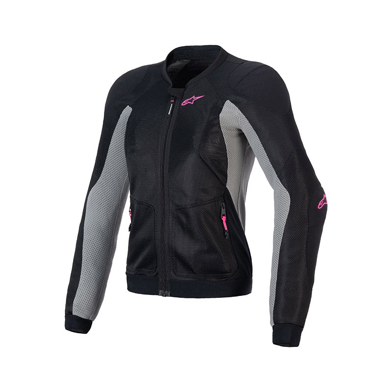 Giacca Stella Troop-air Black Ash Gray Pink Fluo Alpinestras