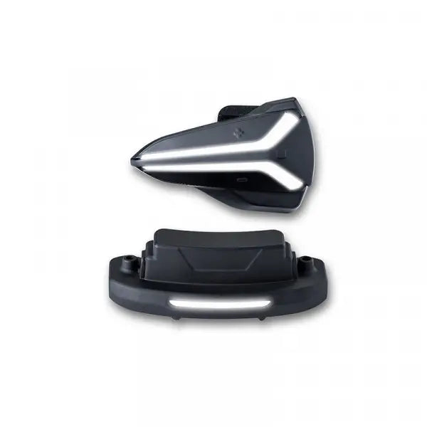 Smarth Hjc-20b Flat Black Sistema Di Comunicazione Bluetooth Hjc