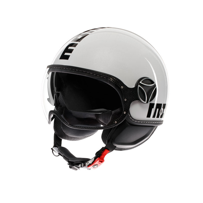 Fgtr Evo Momodesign E2206 Mono White Quarz/black Doppia Visiera Momodesign