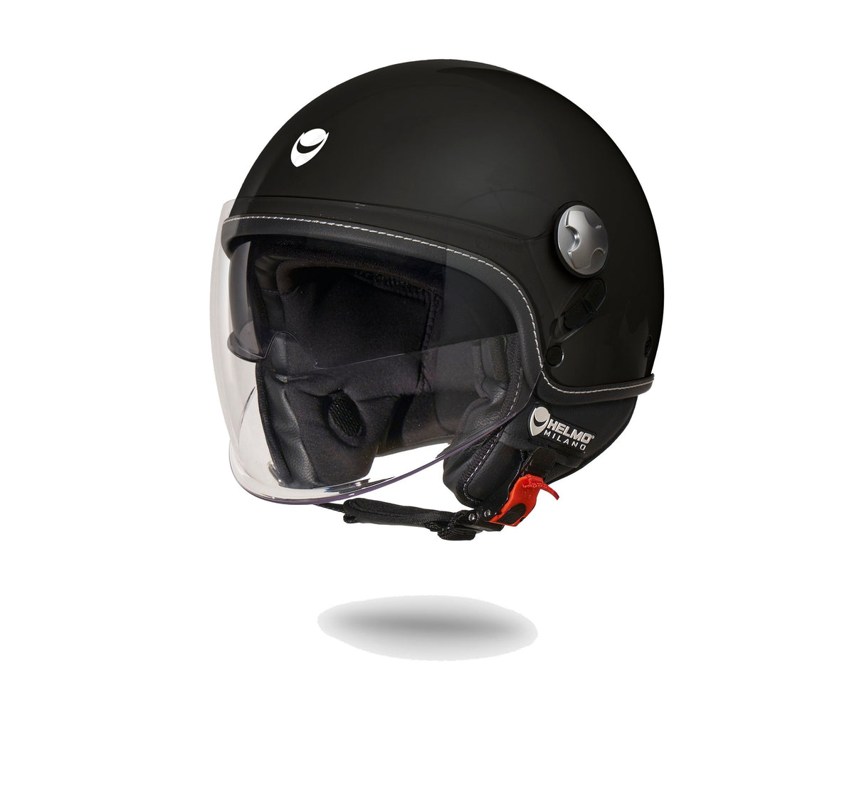 Eos Rubber Black Demi Jet Helmo Milano