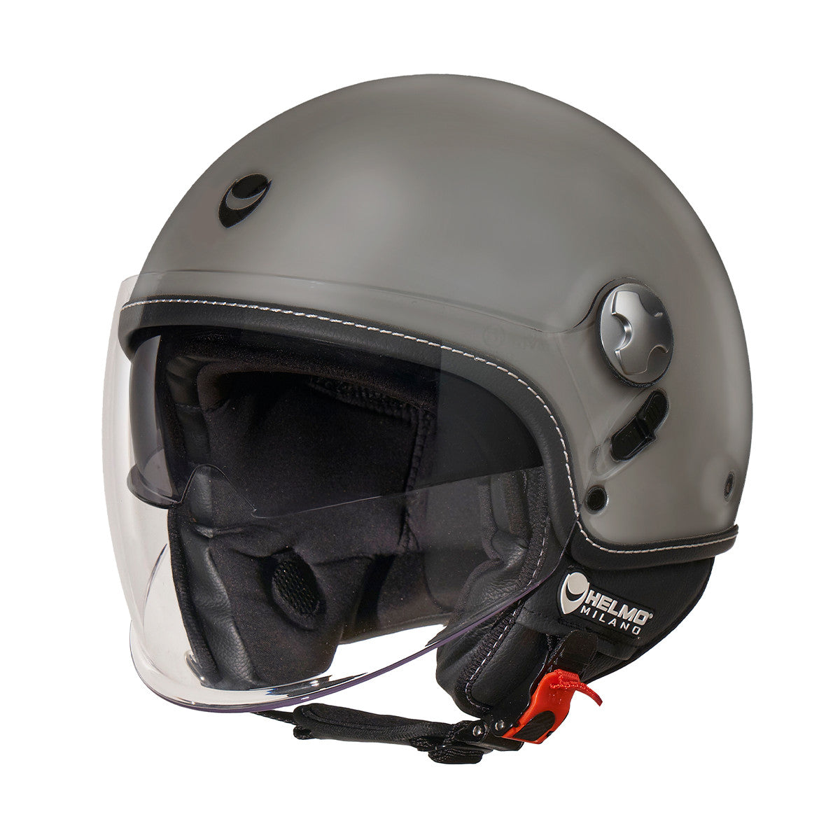 Eos Medium Grey Casco Jetcon Doppia Visiera  Helmo Milano