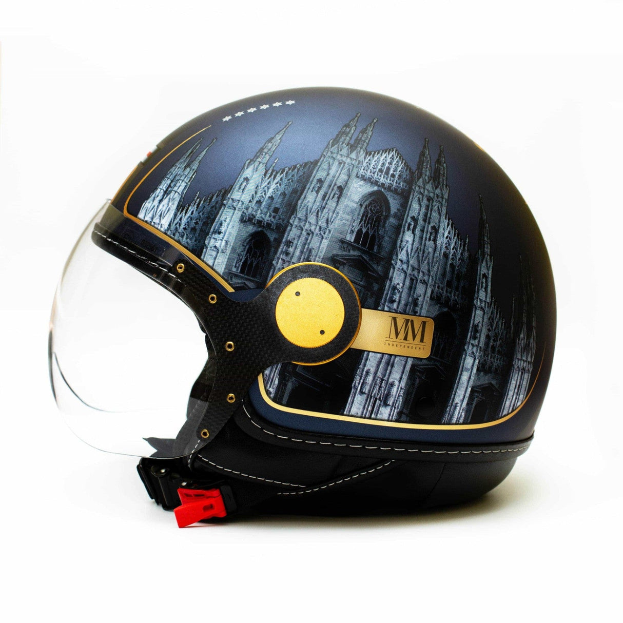 Casco Jet Mm Milano Visiera Elicotterista Indipendent
