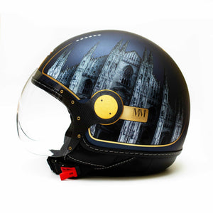 Casco Jet Mm Milano Visiera Elicotterista Indipendent