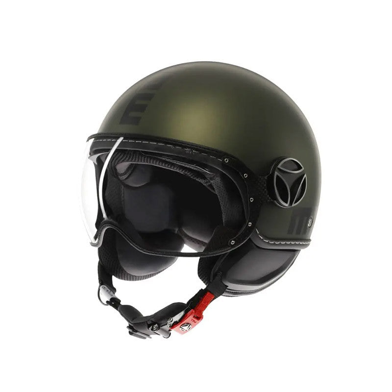 Fgtr Evo Momodesign E2206 Mono Matt Green/black Casco Jet Momodesign