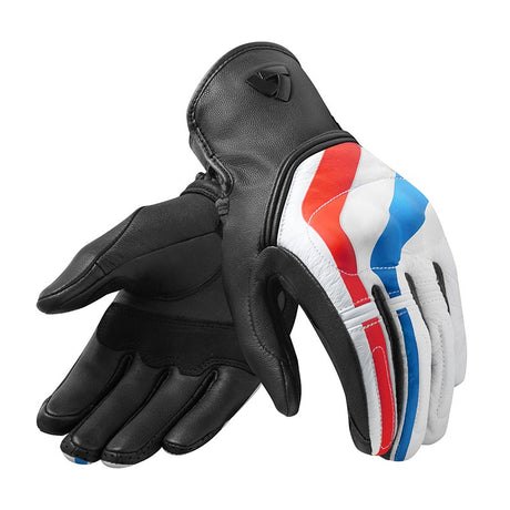 Redhill Red-blue Guanti In Pelle Estivi Retro' Revit