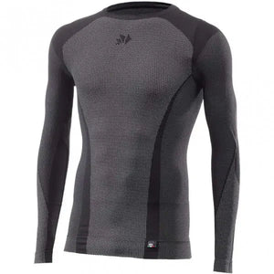 T-shirt TS2 V2 ML 4 Stagioni Termica Giro Collo   Black/carbon Six 2