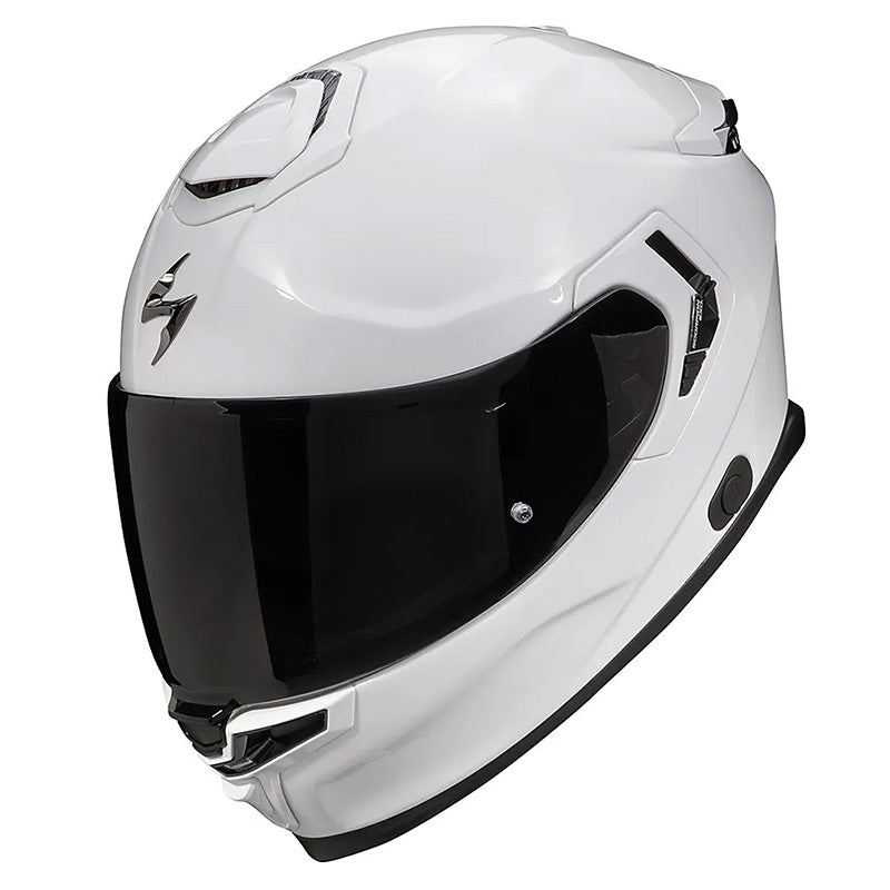 Exo-gt Sp Air Bianco Perla Casco Integrale In Fibra Scorpion