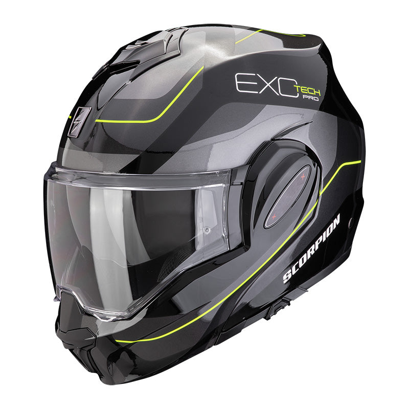 Exo-tech Evo Conquer Nero-neon Giallo Convertibile Scorpion