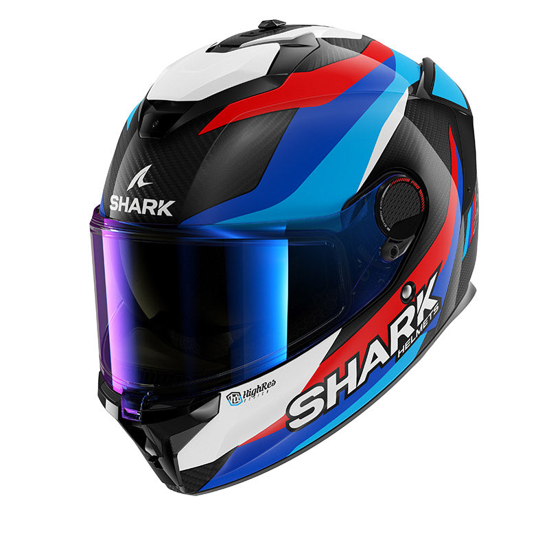 Spartan Gt Pro Carbon Guintoli Casco In Carbonio Doppia Visiera Shark
