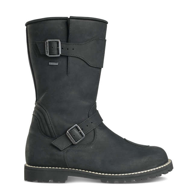 Legend Evo Wp Vintage Black Stivale In Pelle Stylmartin